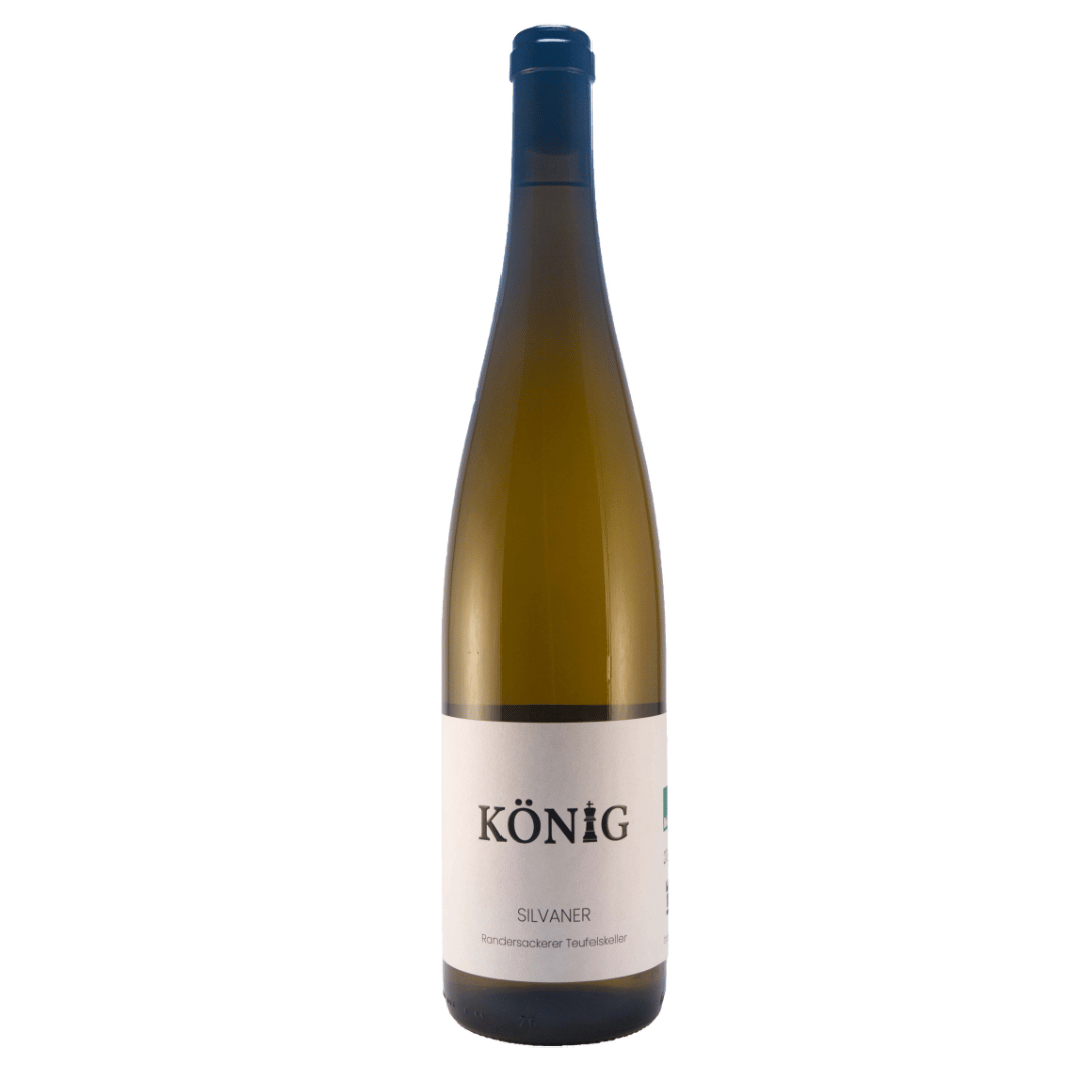 Silvaner Randersacker Teufelskeller Weingut König 0,75l - Jahrgang 2022 - Vegan & Bio - Trocken