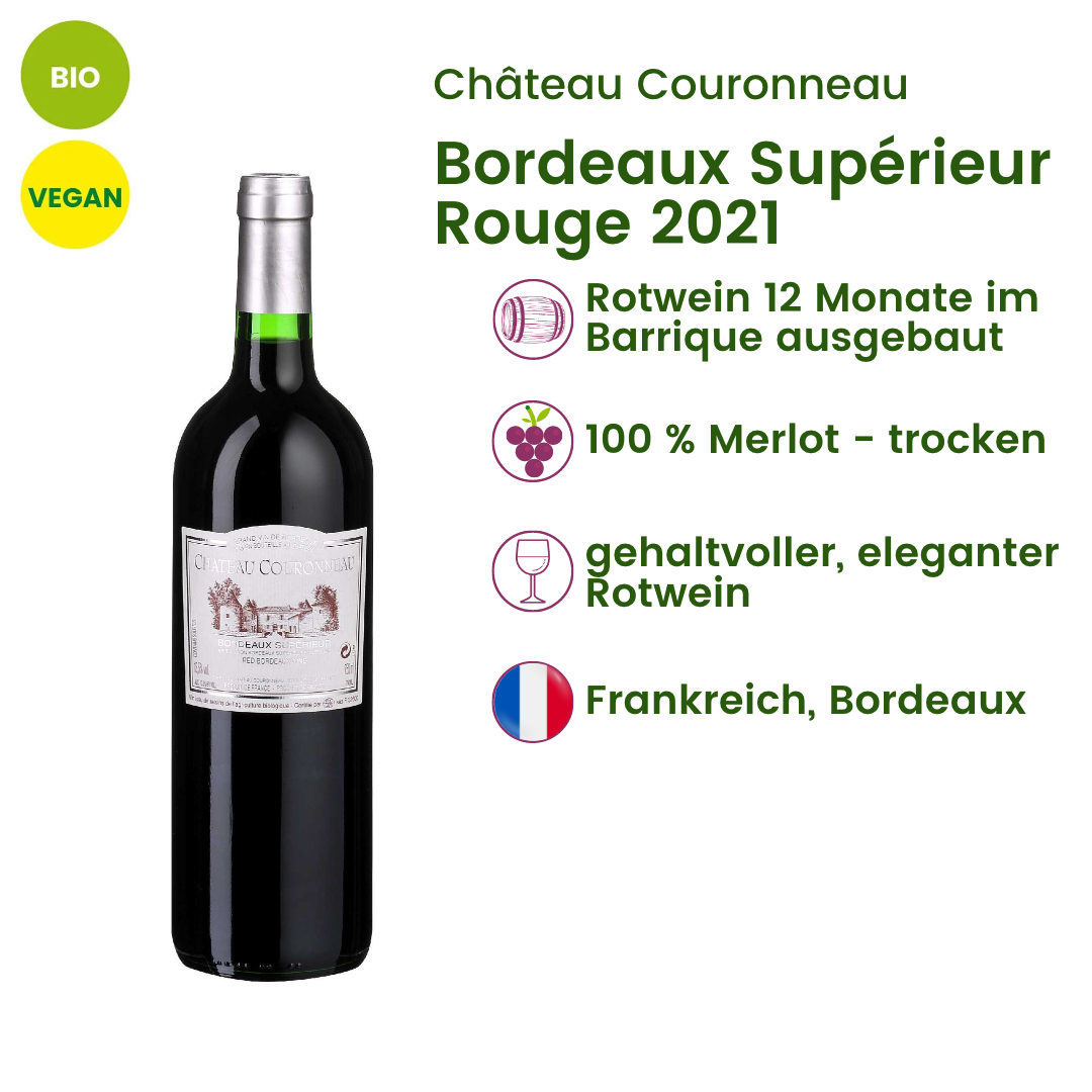 Bordeaux Supérieur Rouge 2021 | Château Couronneau
