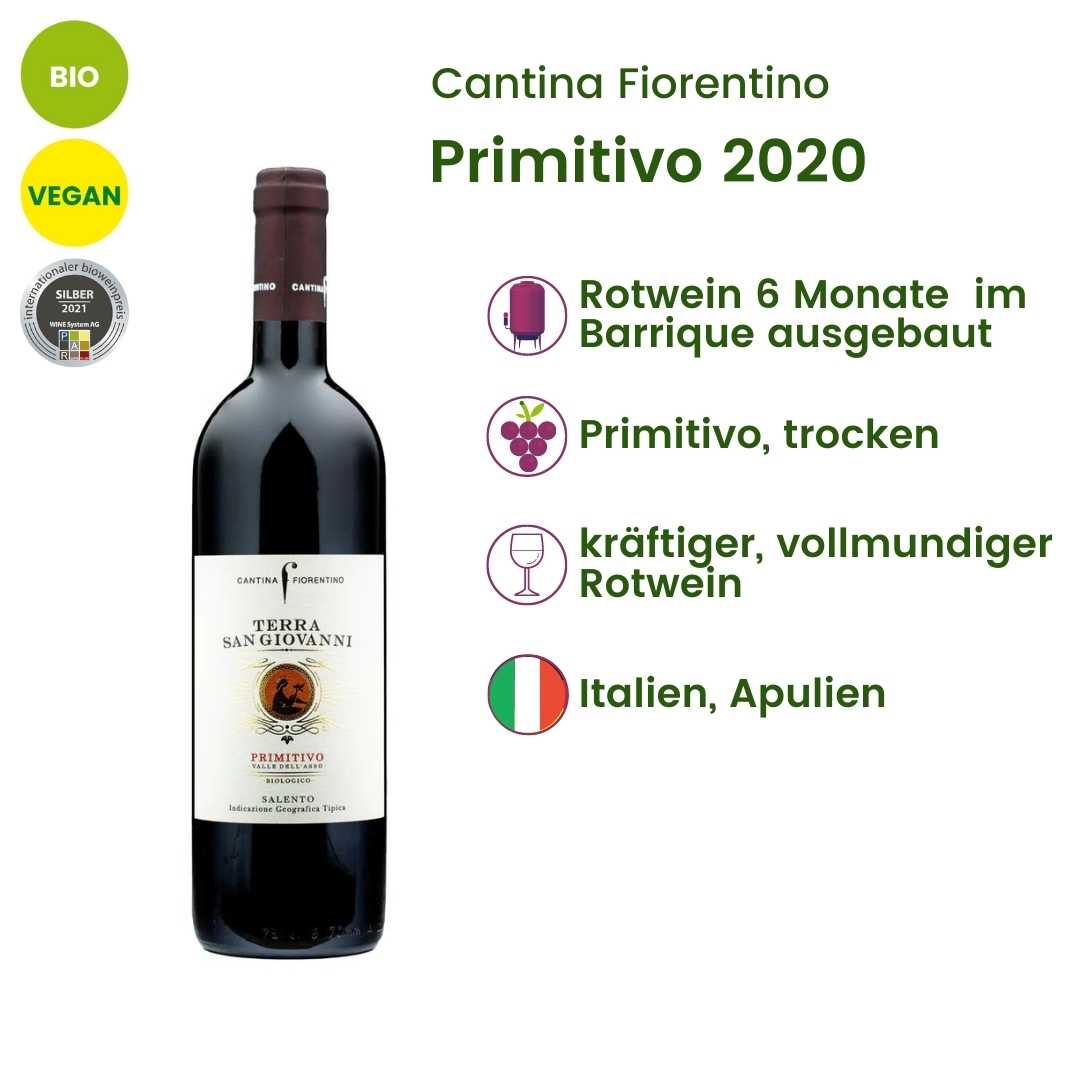 Primitivo  IGP „Salento“ 2020 - trocken