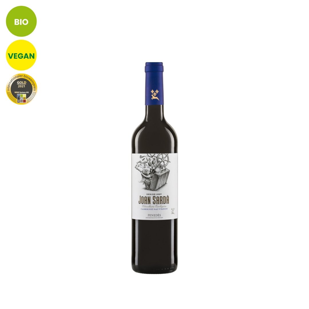 Cabernet Sauvignon Penedès D.O. - trocken 2019 | Joan Sardá | prämiert, bio & vegan Joan Sardá | Penedés | Spanien