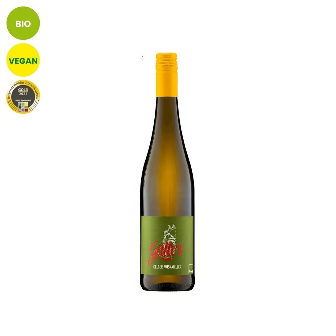 Gelber Muskateller - QbA trocken 2020 | Weingut Galler | bio & vegan Weingut Galler | Pfalz | Deutschland